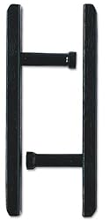 Tapered Black Rectangular Tonfa 18"