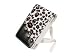 Electronics : Ipod video / classic case white PU leather leopard print imitation Fur