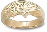 Baltimore Ravens Profile "Logo" Men's Ring Size 10 1/2 - 14KT Gold Jewelry