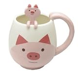 Decole Pig Manmaru Mug + Spoon