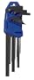 Fuller Tool 130-7610 9-Piece Metric Long Arm Ball Tip Hex Key Set (blue)