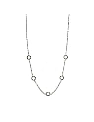 18K White Gold Diamond By The Inch Blank Necklace 18 Inch