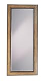 Antique Brown Crackle Finish Leaning Mirror By Coaster Furniture
