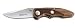 Boker 096 Helios Supreme Checkered Rosewood Handle Knife