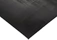 Butyl Sheet, 60A Durometer, Smooth Finish, No Backing, Black, 1/8" Thickness, 12" Width, 24" Length