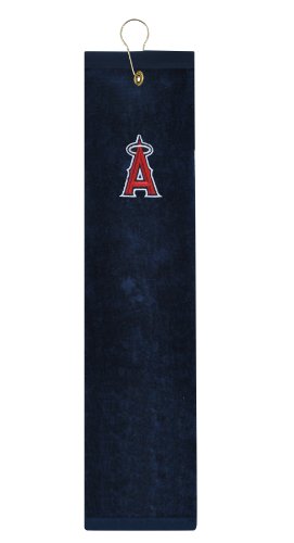 Los Angeles Angels Embroidered Tri-Fold Golf Towel