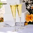 Royal Champagne Flutes and Cake Server Set