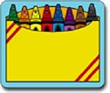 Name Tags Crayon Box 40/Pk