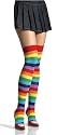 Leg Avenue Lycra Acrylic Rainbow Thigh High