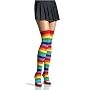 Leg Avenue Lycra Acrylic Rainbow Thigh High