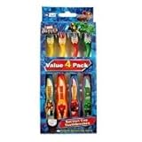 Dr. Fresh kids marvel heroes suction cup toothbrush - 4/Pack