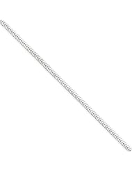 .925 Sterling Silver 2.5mm Diamond-cut Snake Chain