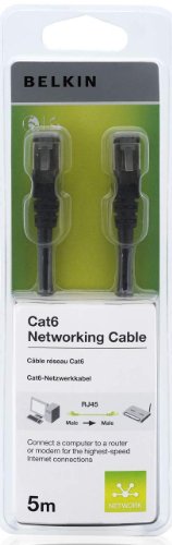 Belkin A3L980cp05MBKHS Cat6 STP Patchkabel 5m schwarz Preisvergleich