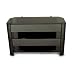 TV Stand with Black Glass By Leda Home Furnishing