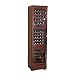 Kitchen & Housewares : Grand Torretta Wine Cellar (60 Bottle - 3-Temp) (Mahogany - Left Hinged