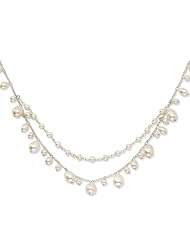 Sterling Silver 16 Inch Freshwater Cultured Pearl Necklace