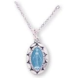 Sterling Silver Boys Miraculous Medal and 13-inch Chain