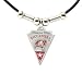 Tampa Bay Buccaneers Leather Necklace w/Beads & Pewter Pendant - NFL Football Fan Shop Sports Team Merchandise