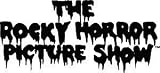 The Rocky Horror Picture Show Rub-on Window Decal - Rocky Horror Logo Sticker Black Dripping Blood Window Sticker