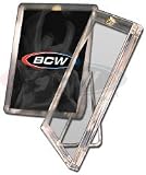 BCW Pro Mold 1 Screw Card Holder with Stand - 20 Pt - Sports Memoriablia Display Case - Sportscards Collecting Supplies