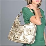 KATHY Van Zeeland - Kathy Van Zeeland Metallic Bone Large Most Wanted Satchel