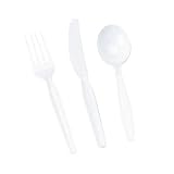 GJO20002 - Spoon, Plastic, Medium Weight, 100/CT, White