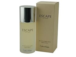 Escape by Calvin Klein for Men, Eau De Toilette Spray, 3.4 Ounce