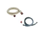 Aquastop / Aquastopschlauch / Sicherheitsschlauch für Waschmaschine oder Geschirrspüler – Länge 2,5m – neu mit dehnbarer Ablaufschlauch 1,2- 4,00 m