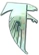 Atlanta Falcons Silver Auto Emblem - Football Sports Merchandise