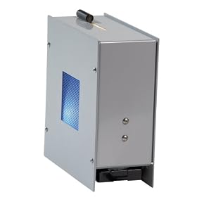Nextime Projection Clock, 7.1 x 7.1, Silver Blue, Cubic by Nextime