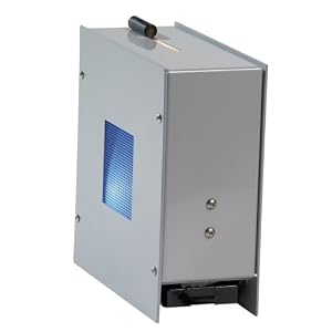 Nextime Projection Clock, 7.1 x 7.1, Silver Blue, Cubic