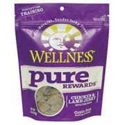 Wellness Pure Rewards All-Natural Delicious Chicken and Lamb Jerky Bits for Dogs