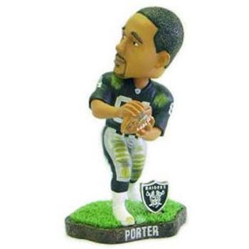 Jerry Porter Oakland Raiders Game Worn Bobble Head (Quantity of 1)