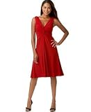 Anne Klein Sleeveless Twist-V-Neck Dress