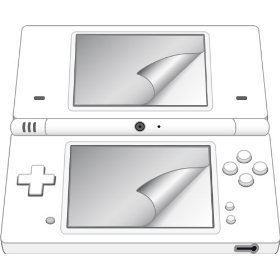 High Grade - Anti-Scratch & Durable -2 Screen Protectors for Nintendo DSi Handheld Games Console with Microfibre Cleaning Cloth - AAA Products