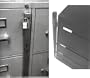 Locking Bar for Use with 4 Drawer Filing Cabinet (cabinet not included)