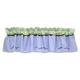Noah'S Ark Window Valance- Blue Chambray Bottom W... by Trend Lab
