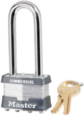 MASTERLOCK CO 1KALJ 1-3/4", Laminated Padlock, With 2-1/2" Long Shackle, Random Keyed Alike