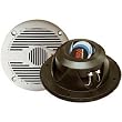 White 5.25" Round marine Speakers