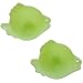 from CE Cookware 2 Pack Pistachio Green Silicone Egg Poaching Poacher