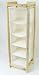Kitchen & Housewares : 5 Tier Hanging Shelf Storage Unit. (Natural Pine)