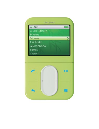 Electronics: Creative Zen Vision.M 30 GB MP3 and Video Player  Green 