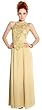 Mother Of The Bride Beaded Cutouts Sleeveless Chiffon Formal Wedding Party Gown MOB Dress