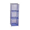 Storage Solutions 0404B6 13-Inch 3-Cube Storage Unit, Blue