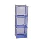 Storage Solutions 0404B6 13-Inch 3-Cube Storage Unit, Blue