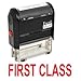 ExcelMark First Class Self Inking Rubber Stamp - Red Ink