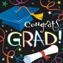 Luncheon Napkin Super Value 100-Pack: Graduation