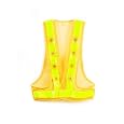 MAXSA Innovations 20026XL Yellow with Yellow Reflective Safety Vest with 16 LED Lights, X-Large