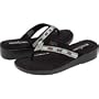 Women's Flagstaff Thong Minnetonka Sandals, BLACK, Size 7
