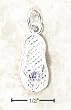 Sterling Silver June CZ Birthstone Flip Flop Charm